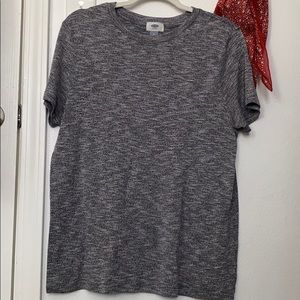 Heathered gray long tshirt